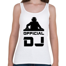 PRINTFASHION official dj - Női atléta - Fehér