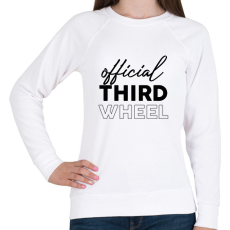 PRINTFASHION Official third wheel - Női pulóver - Fehér