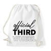 PRINTFASHION Official third wheel - Sportzsák, Tornazsák - Fehér