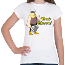 PRINTFASHION Okosan... - Női póló - Fehér női póló