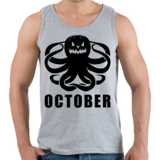 PRINTFASHION Október - Férfi atléta - Sport szürke atléta, trikó