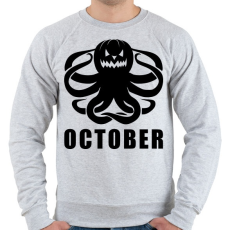 PRINTFASHION Október - Férfi pulóver - Sport szürke