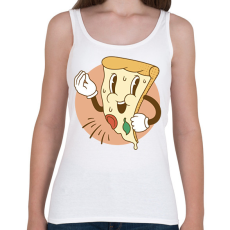 PRINTFASHION Olasz pizza - Női atléta - Fehér