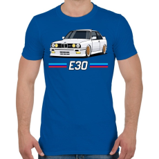 PRINTFASHION Old but gold. E30 - Férfi póló - Királykék