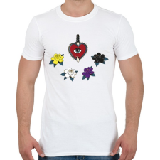 PRINTFASHION Old school nonbinary - Férfi póló - Fehér férfi póló