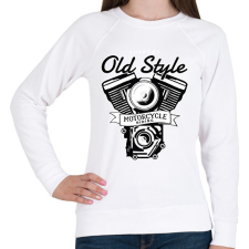 PRINTFASHION Old Style - Női pulóver - Fehér női pulóver, kardigán