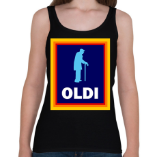 PRINTFASHION OLDI (b) - Női atléta - Fekete
