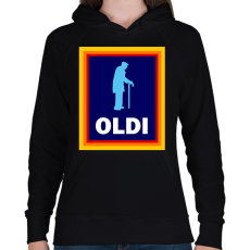 PRINTFASHION OLDI (b) - Női kapucnis pulóver - Fekete