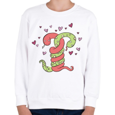 PRINTFASHION Ölelj szorosan - Gyerek pulóver - Fehér