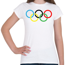 PRINTFASHION Olimpia - Női póló - Fehér