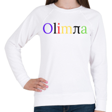 PRINTFASHION Olimpia - Női pulóver - Fehér női pulóver, kardigán