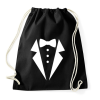 PRINTFASHION Öltöny - Sportzsák, Tornazsák - Fekete