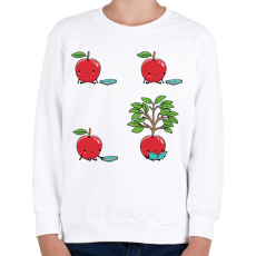 PRINTFASHION Olvasni jó - Gyerek pulóver - Fehér