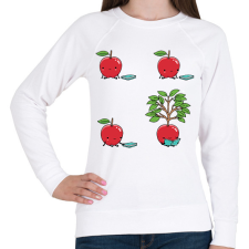 PRINTFASHION Olvasni jó - Női pulóver - Fehér női pulóver, kardigán