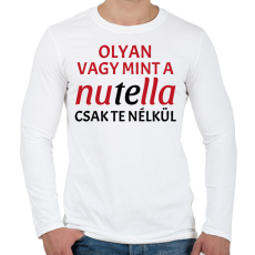 PRINTFASHION Olyan vagy - Férfi hosszú ujjú póló - Fehér