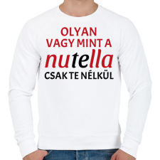PRINTFASHION Olyan vagy - Férfi pulóver - Fehér férfi pulóver, kardigán