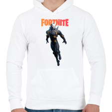 PRINTFASHION Omega Fortnite - Férfi kapucnis pulóver - Fehér férfi pulóver, kardigán
