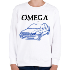 PRINTFASHION Omega - Gyerek pulóver - Fehér gyerek pulóver, kardigán