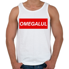 PRINTFASHION OMEGALUL - Férfi atléta - Fehér