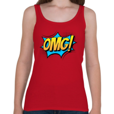 PRINTFASHION OMG! - Női atléta - Cseresznyepiros