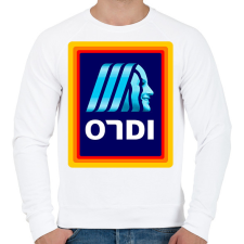 PRINTFASHION Ondi - Férfi pulóver - Fehér férfi pulóver, kardigán