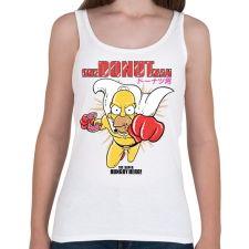 PRINTFASHION One Donut Man - Női atléta - Fehér női trikó