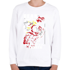 PRINTFASHION One Piece Gear 4 - Gyerek pulóver - Fehér gyerek pulóver, kardigán
