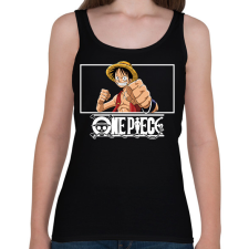 PRINTFASHION One Piece - Női atléta - Fekete női trikó