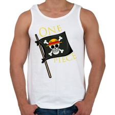 PRINTFASHION one piece terv - Férfi atléta - Fehér atléta, trikó