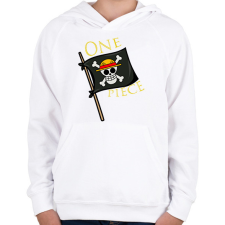 PRINTFASHION one piece terv - Gyerek kapucnis pulóver - Fehér gyerek pulóver, kardigán