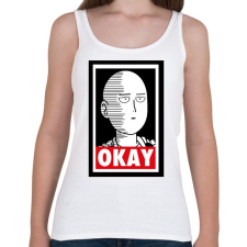 PRINTFASHION One Punch Man - Női atléta - Fehér női trikó
