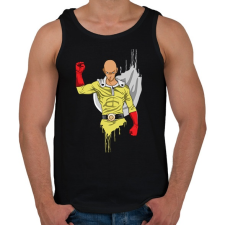 PRINTFASHION One Punch Man Saitama - Férfi atléta - Fekete atléta, trikó