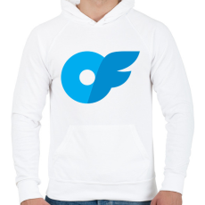 PRINTFASHION Only Fans - Férfi kapucnis pulóver - Fehér
