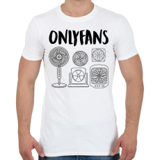 PRINTFASHION Onlyfans - Férfi póló - Fehér
