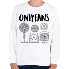 PRINTFASHION Onlyfans - Gyerek pulóver - Fehér