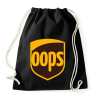 PRINTFASHION OOPS - Sportzsák, Tornazsák - Fekete