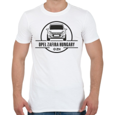 PRINTFASHION Opel zafira hungary - Férfi póló - Fehér
