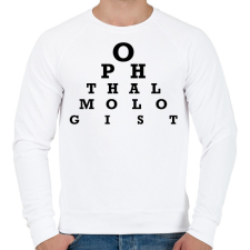 PRINTFASHION Ophthalmologist - szemész - Férfi pulóver - Fehér férfi pulóver, kardigán