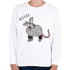 PRINTFASHION Oposszum #2 - Gyerek pulóver - Fehér gyerek pulóver, kardigán