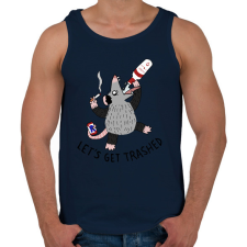 PRINTFASHION Oposszum - Férfi atléta - Sötétkék atléta, trikó