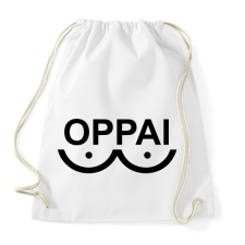 PRINTFASHION Oppai Saitama - Sportzsák, Tornazsák - Fehér tornazsák