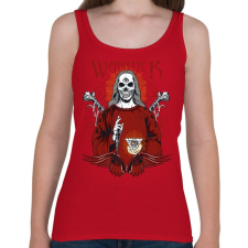 PRINTFASHION Orákulum - Női atléta - Cseresznyepiros női trikó