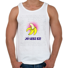 PRINTFASHION Orális banán - Férfi atléta - Fehér