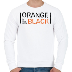 PRINTFASHION Orange is the new Black - Férfi pulóver - Fehér
