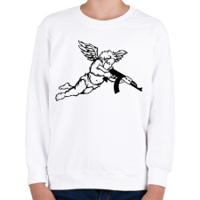 PRINTFASHION Őrangyal - Gyerek pulóver - Fehér gyerek pulóver, kardigán