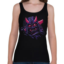 PRINTFASHION Ördögi jakuza - Női atléta - Fekete női trikó