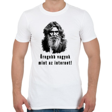 PRINTFASHION öregebb vagyok mint az internet - Férfi póló - Fehér férfi póló