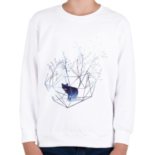 PRINTFASHION Organic prison - Gyerek pulóver - Fehér gyerek pulóver, kardigán