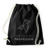 PRINTFASHION Origami Professor - Sportzsák, Tornazsák - Fekete