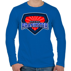 PRINTFASHION ORIGINAL PRANKSTER - Férfi hosszú ujjú póló - Királykék